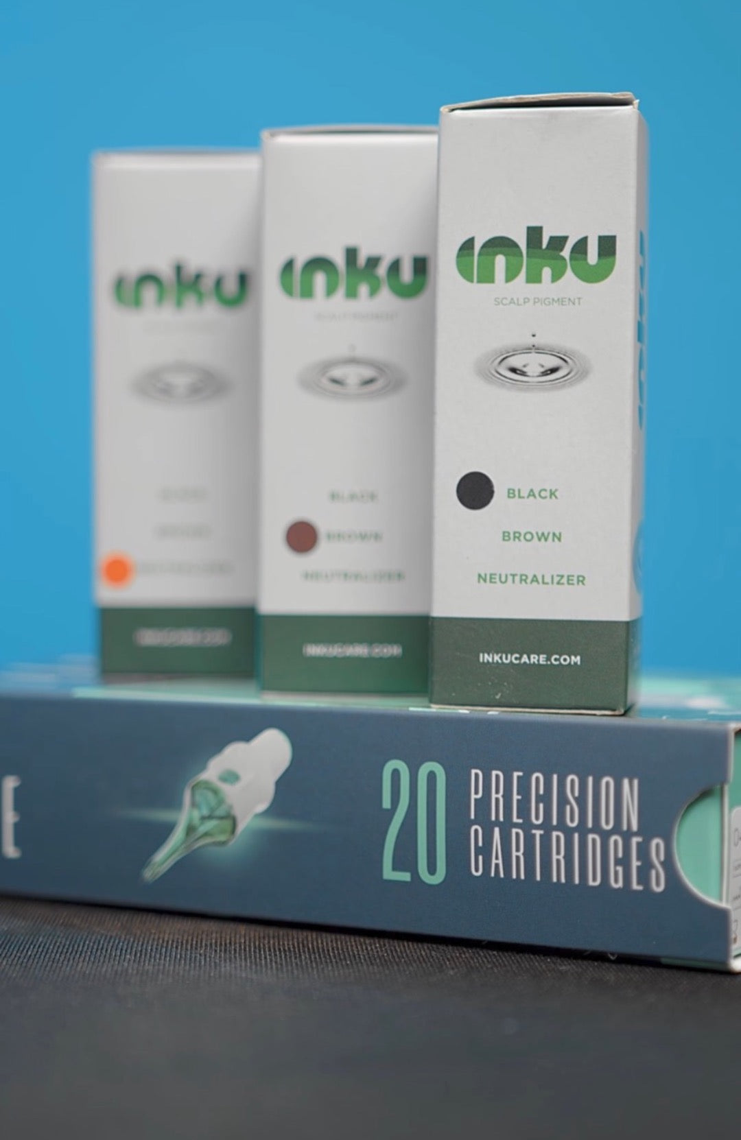 Inku Black & Dark Brown Scalp Micropigmentation Pigment
